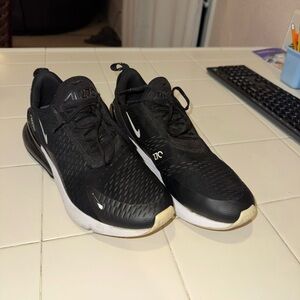 MENS NIKE AIR MAX 270 BLACK-ANTHRACITE-WHITE SZ 12